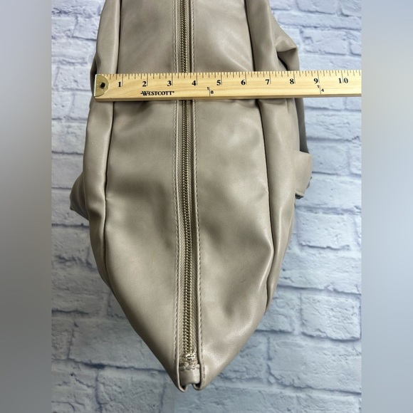 Free People Mushroom Color Shoulder Bag. Has Laptop Space w/Velcro Inside. - Picture 14 of 14